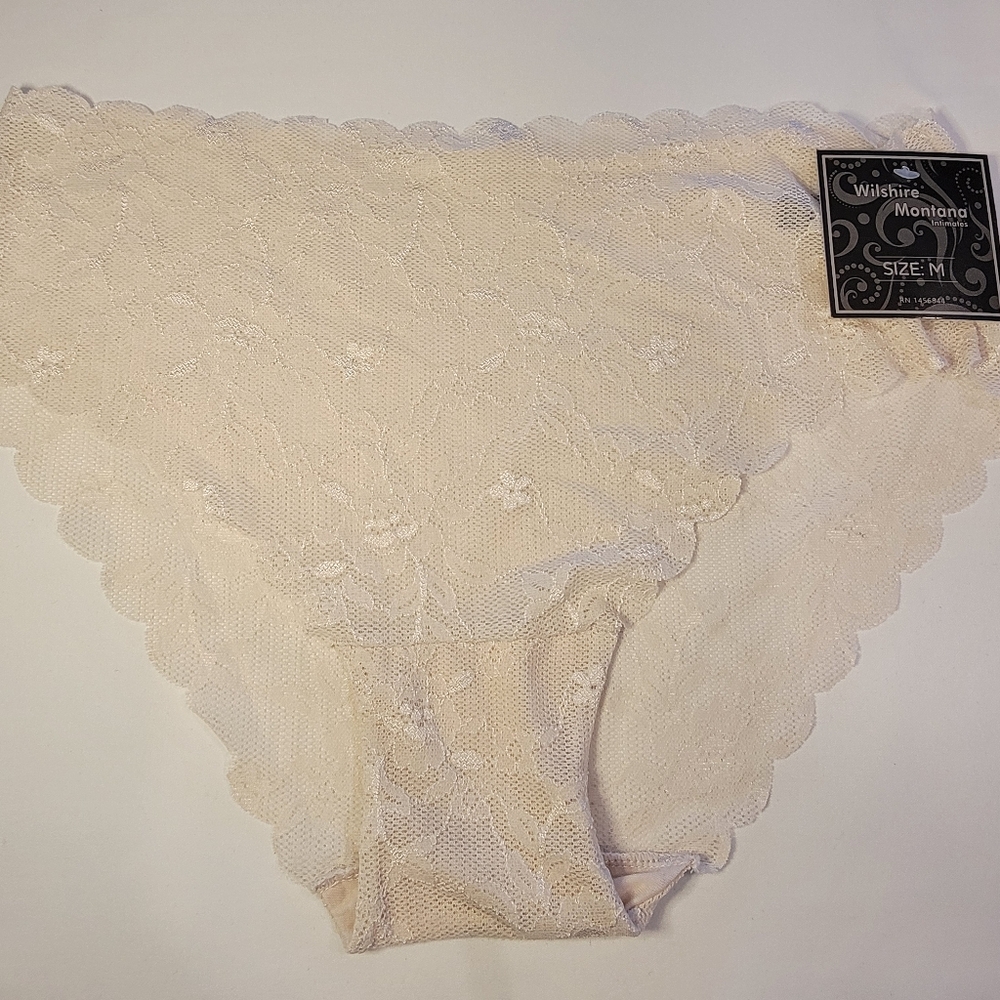 Wilshire Montana Panties, Cream, Size M